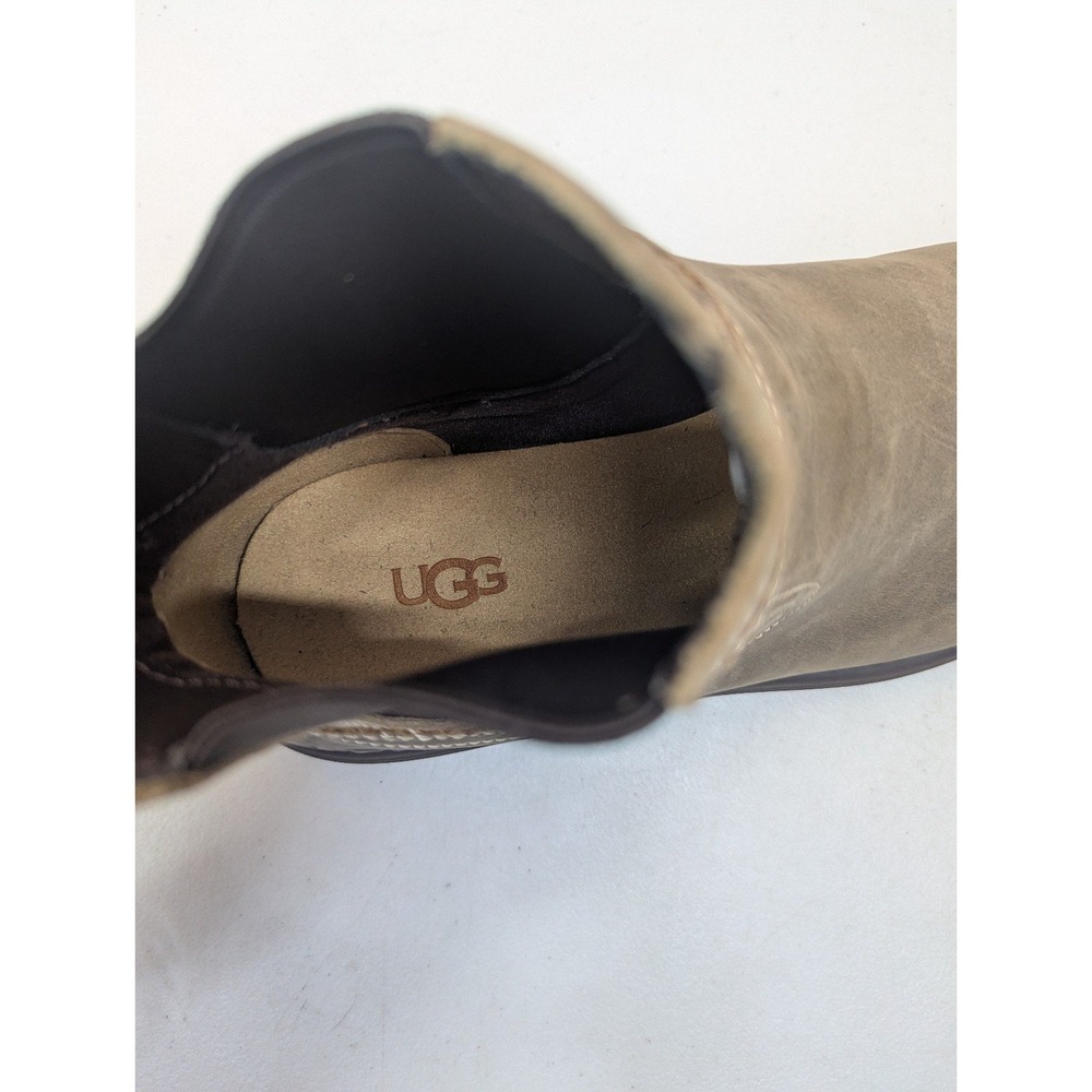 UGG Men's size 7.5 Biltmore Chelsea Waterproof Slip On Boots Stout S/N 1103789 - Picture 9 of 9